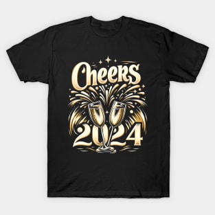 Cheers 2024! - New Year T-Shirt
